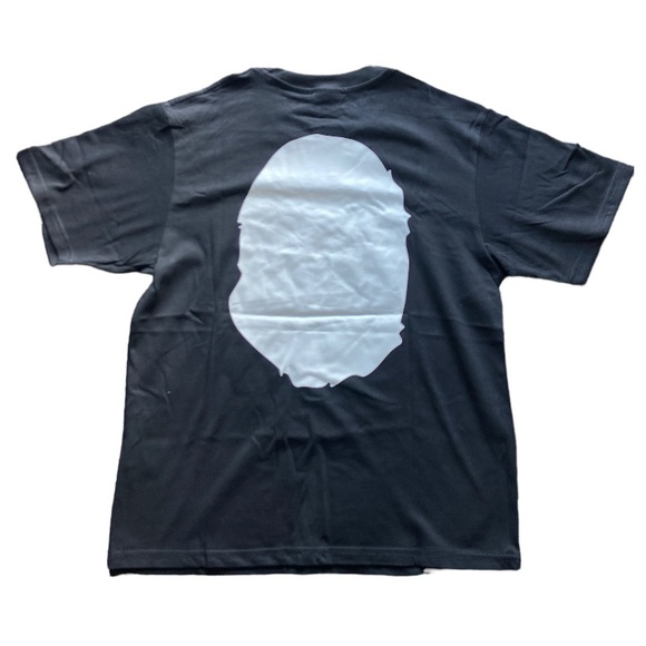 Black and White Bape Head Regular T-Shirt - Picture 2 of 3